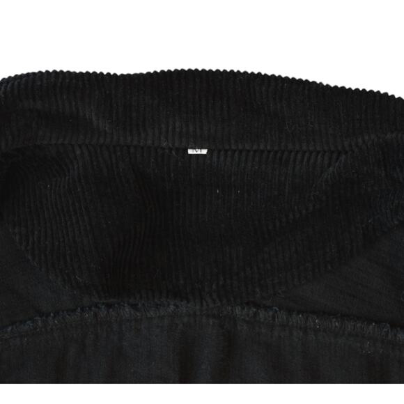 Black Corduroy Button-Up Workwear Utility Oversized Jacket Men Size Medium - Picture 5 of 7